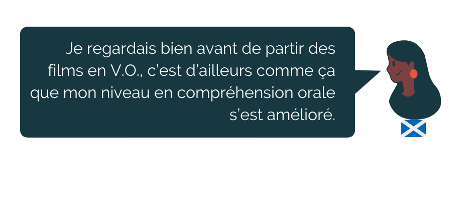 Les films en V. O. anglo-saxonne sont idéaux pour progresser